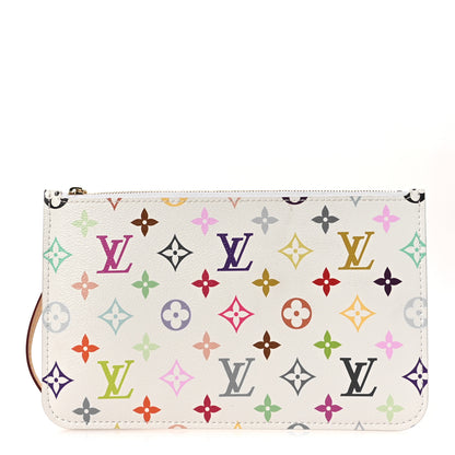 Louis Vuitton LV X TM Monogram Multicolor Neverfull Pochette White 1 of 7