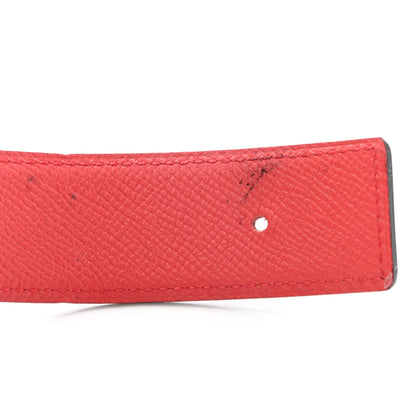 Hermes Epsom Swift 32mm Belt Strap 100 Rouge Casaque 4 of 7