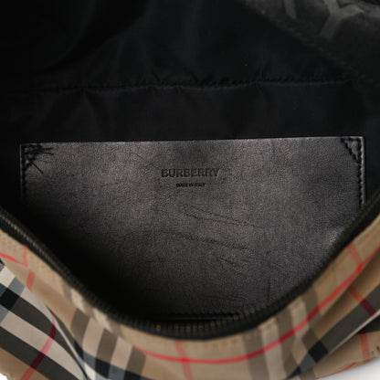 Burberry Nylon Vintage Check Sonny Bum Bag Archive Beige Black 6 of 11