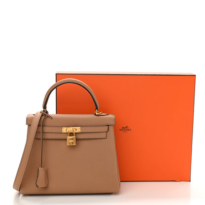 Hermes Togo Kelly Retourne 25 Chai 10 of 10