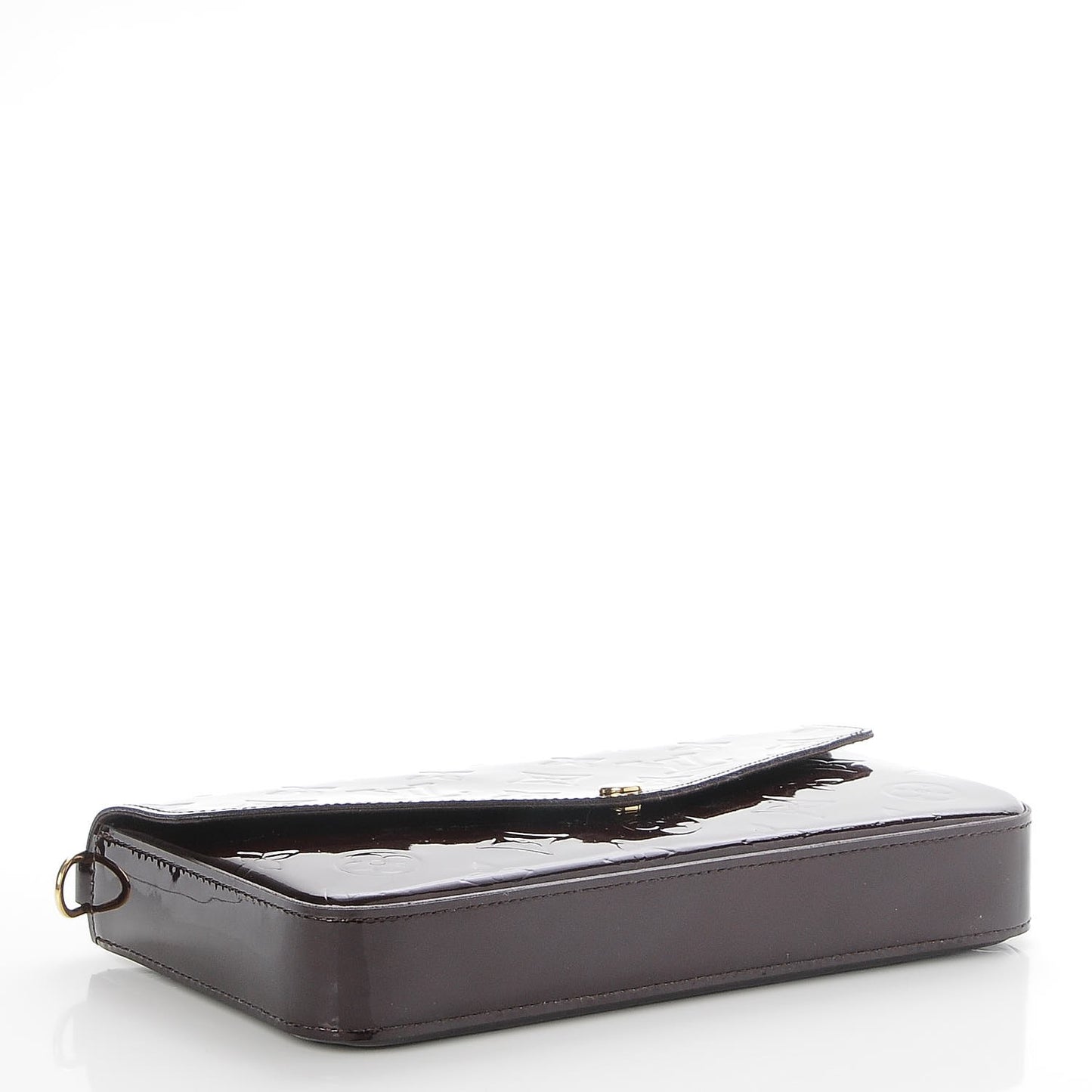 Vernis Pochette Felicie Chain Wallet Amarante