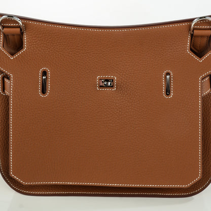 Hermes Taurillon Clemence Jypsiere 28 Gold 17 of 21