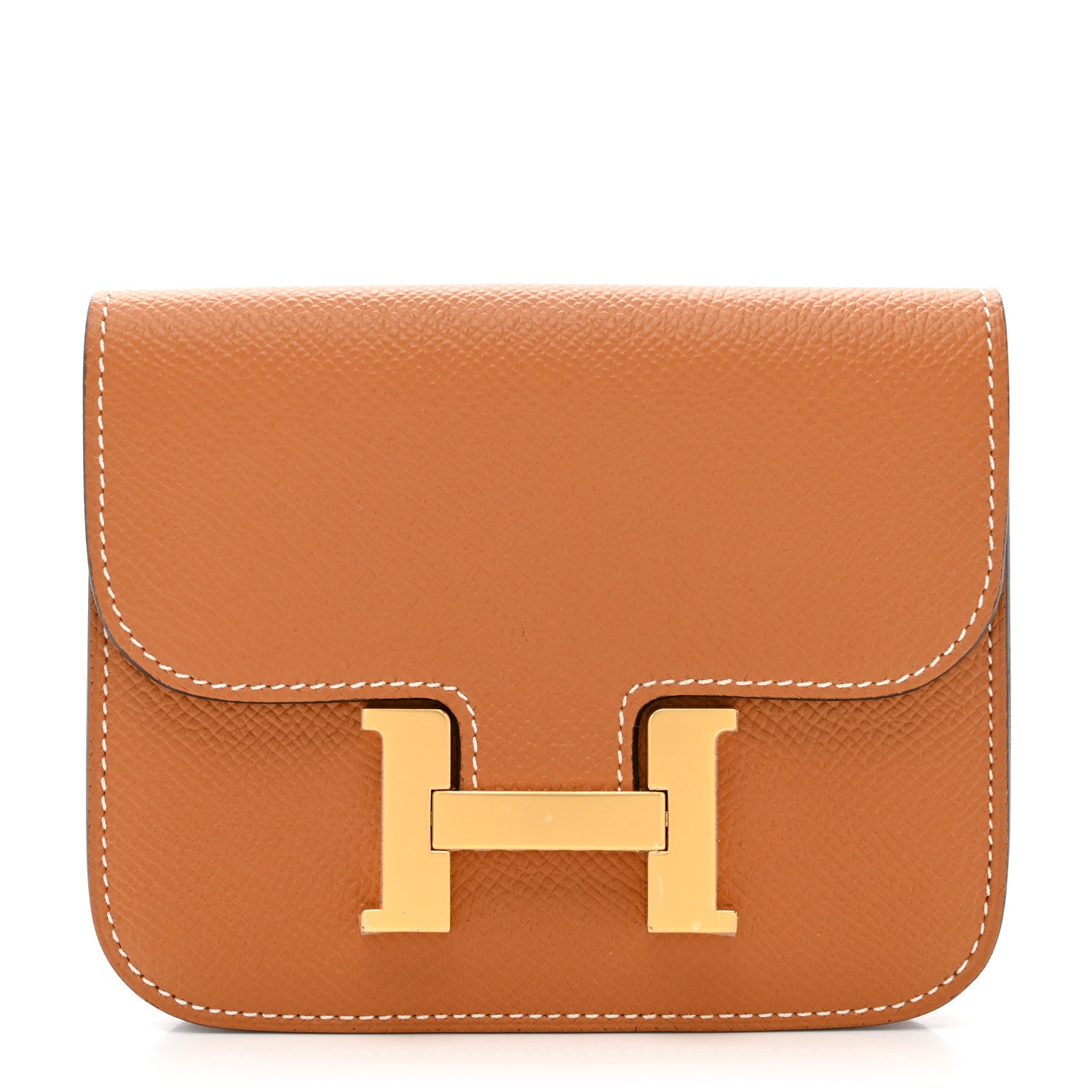 Hermes Epsom Constance Slim Wallet Gold 1 of 9