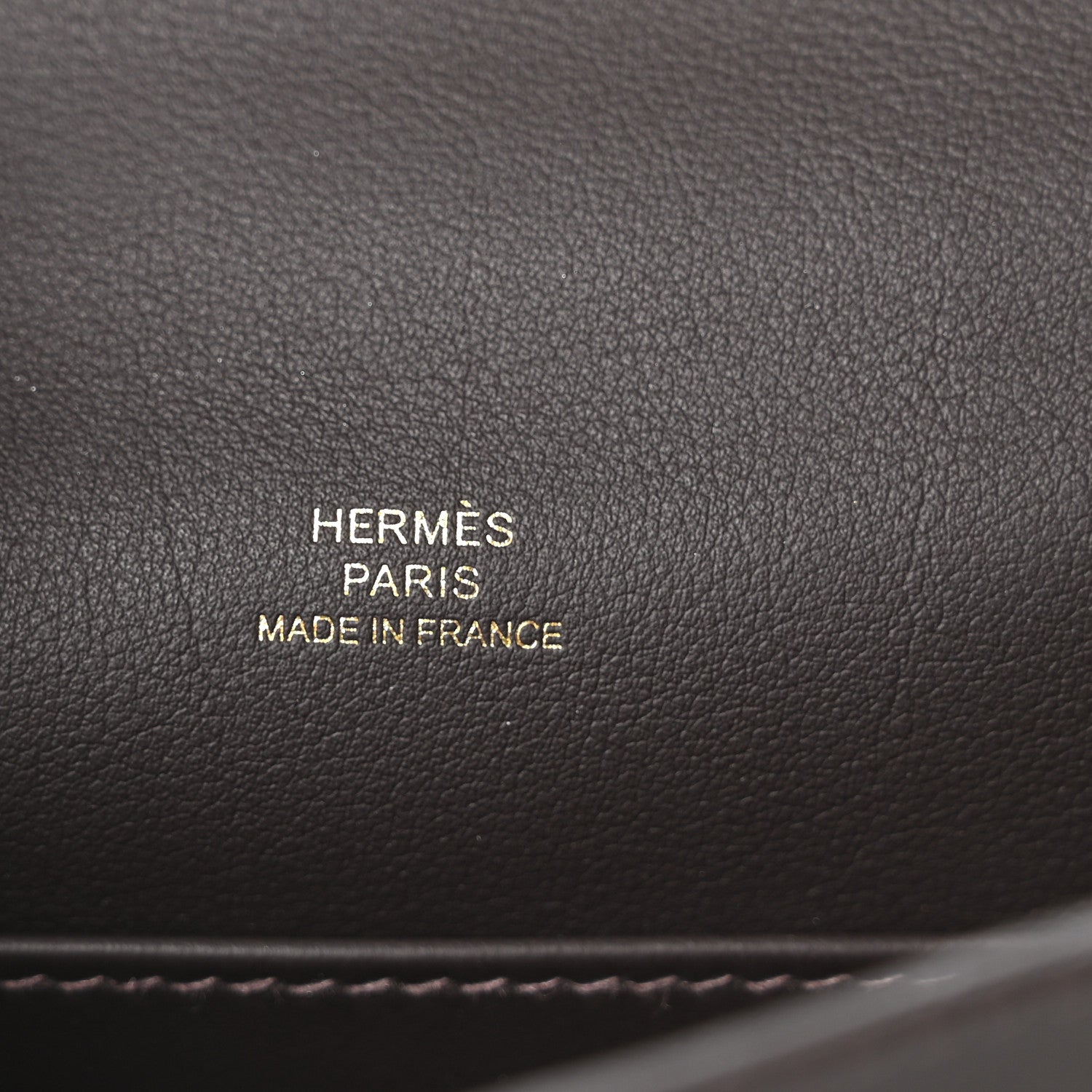 Hermes Swift Kelly Pochette Clutch Bai Brun 6 of 9