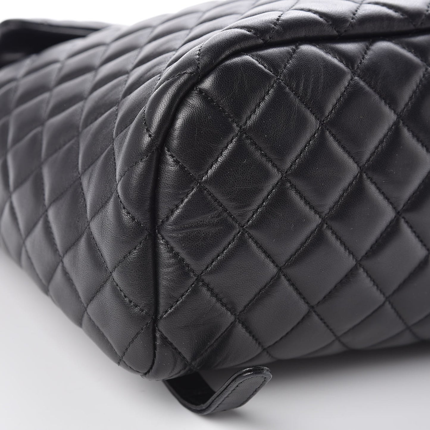 Lambskin Quilted Large Urban Spirit Backpack Black