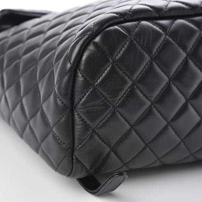 Chanel Lambskin Quilted Large Urban Spirit Backpack Black 8 of 10