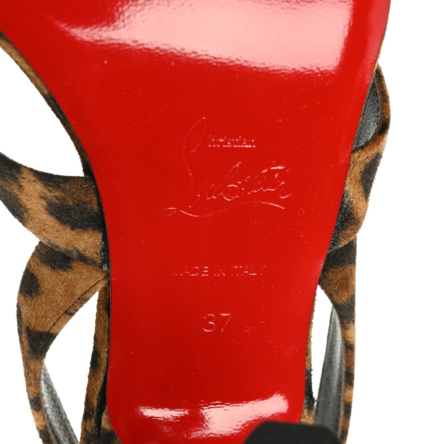 Veau Velours Taralita 85 Thong Sandals 37 Leo