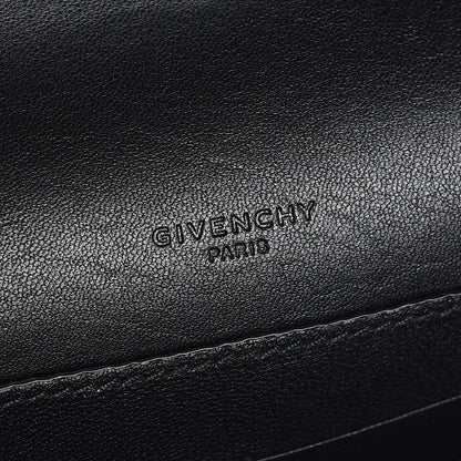 Givenchy Metallic Lambskin Emblem Chain Wallet Silver 6 of 8