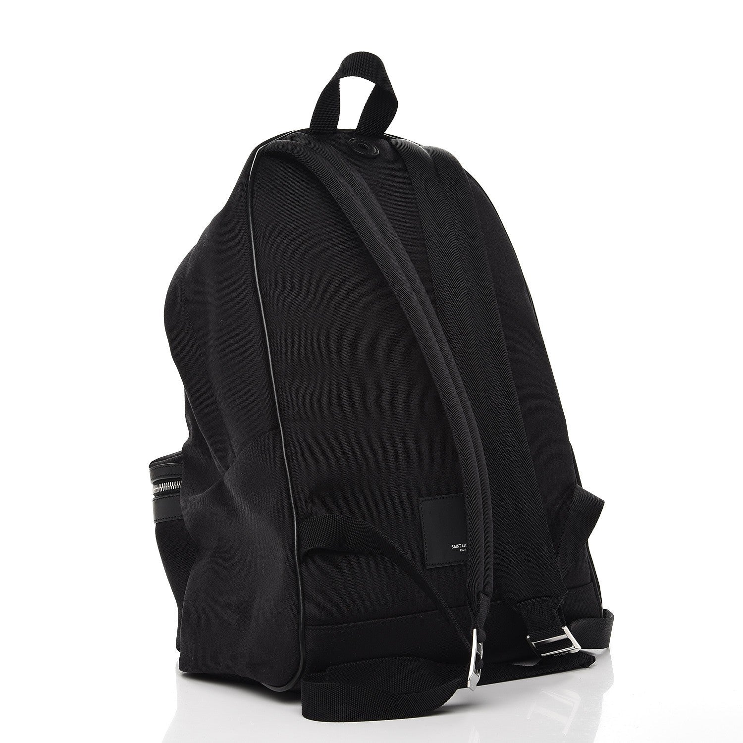 Saint Laurent Canvas Multi Patch Hunting Backpack Black 4 of 10