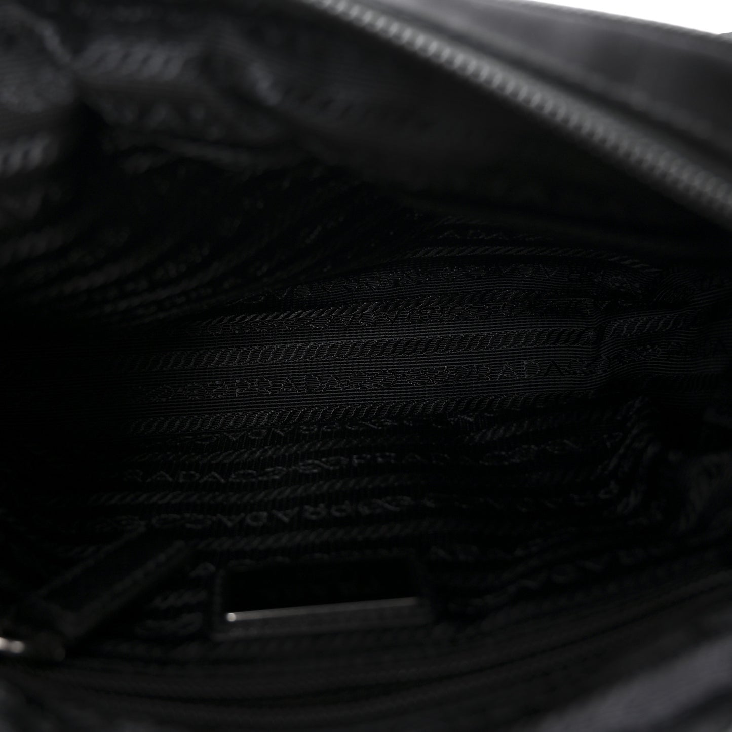 Tessuto Nylon Saffiano Logo Camera Bag  Black