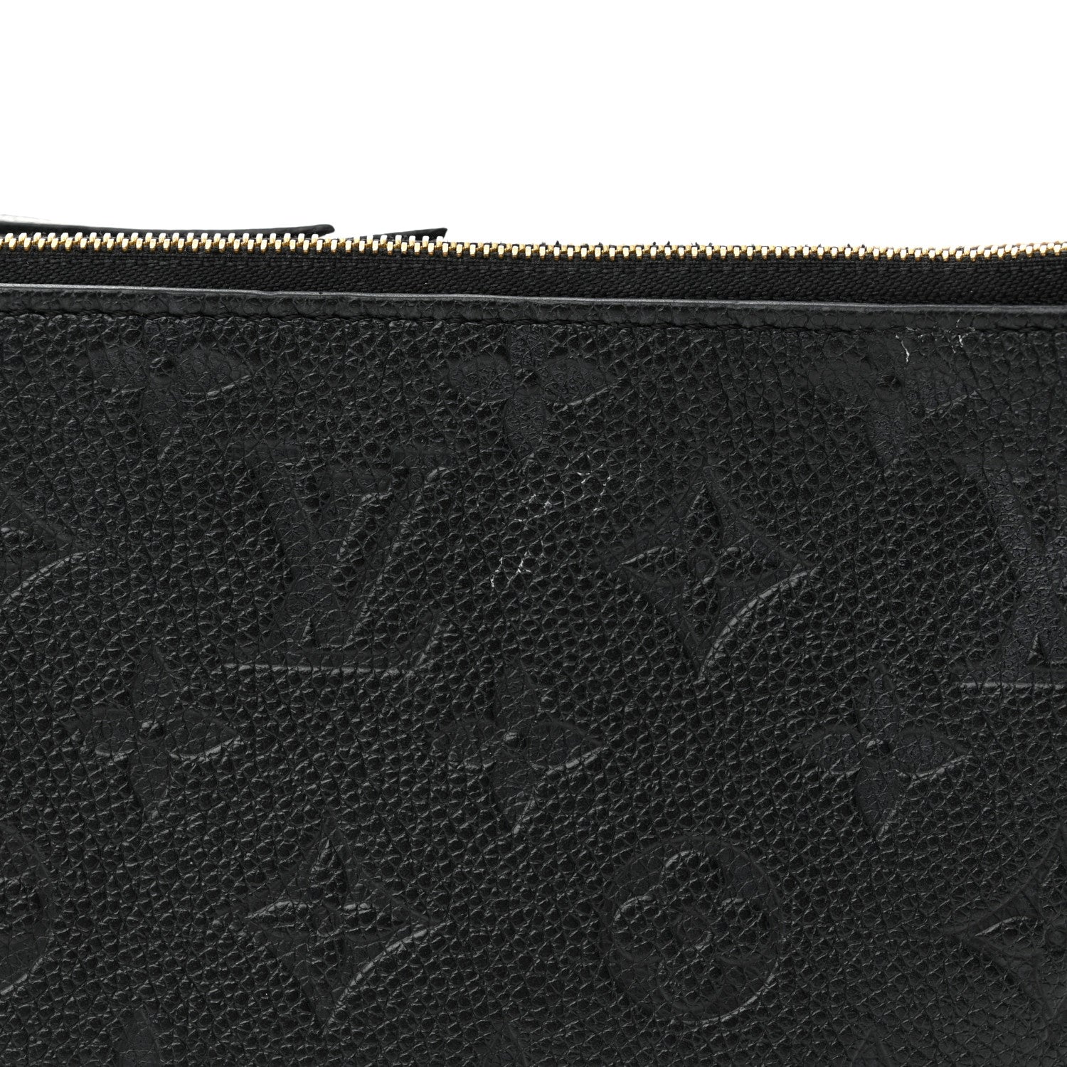 Louis Vuitton Empreinte Double Zip Pochette Black 11 of 12