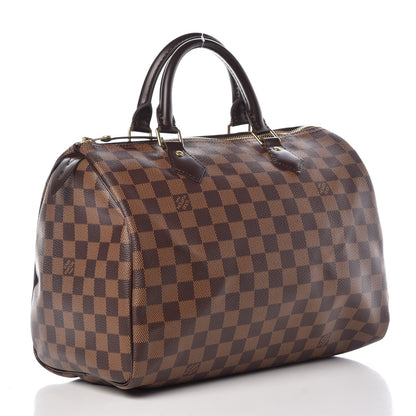 Louis Vuitton Damier Ebene Speedy 30 3 of 9