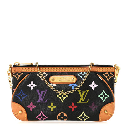 Louis Vuitton Monogram Multicolor Pochette Milla MM Black 1 of 14