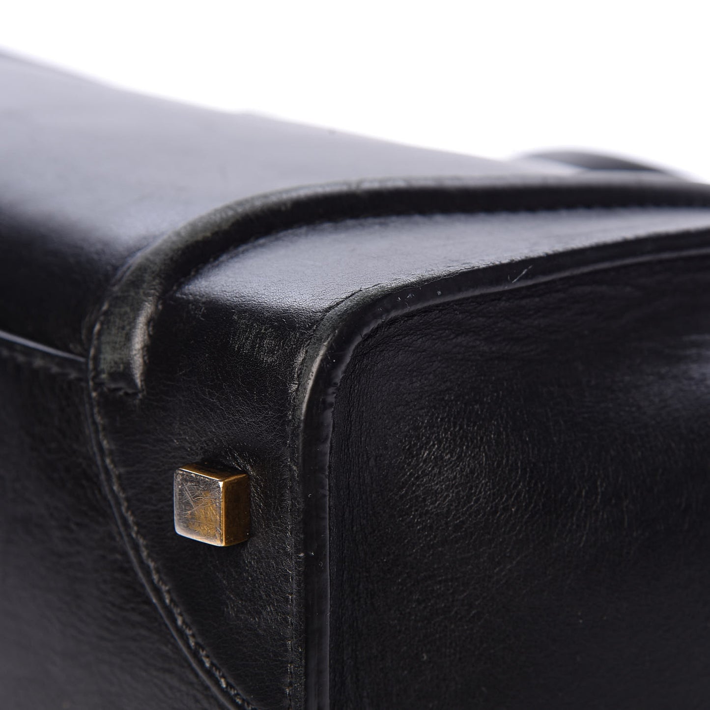 Smooth Calfskin Mini Luggage Black