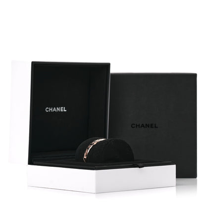 Chanel 18K Beige Gold Coco Crush Bangle Bracelet S 5 of 5