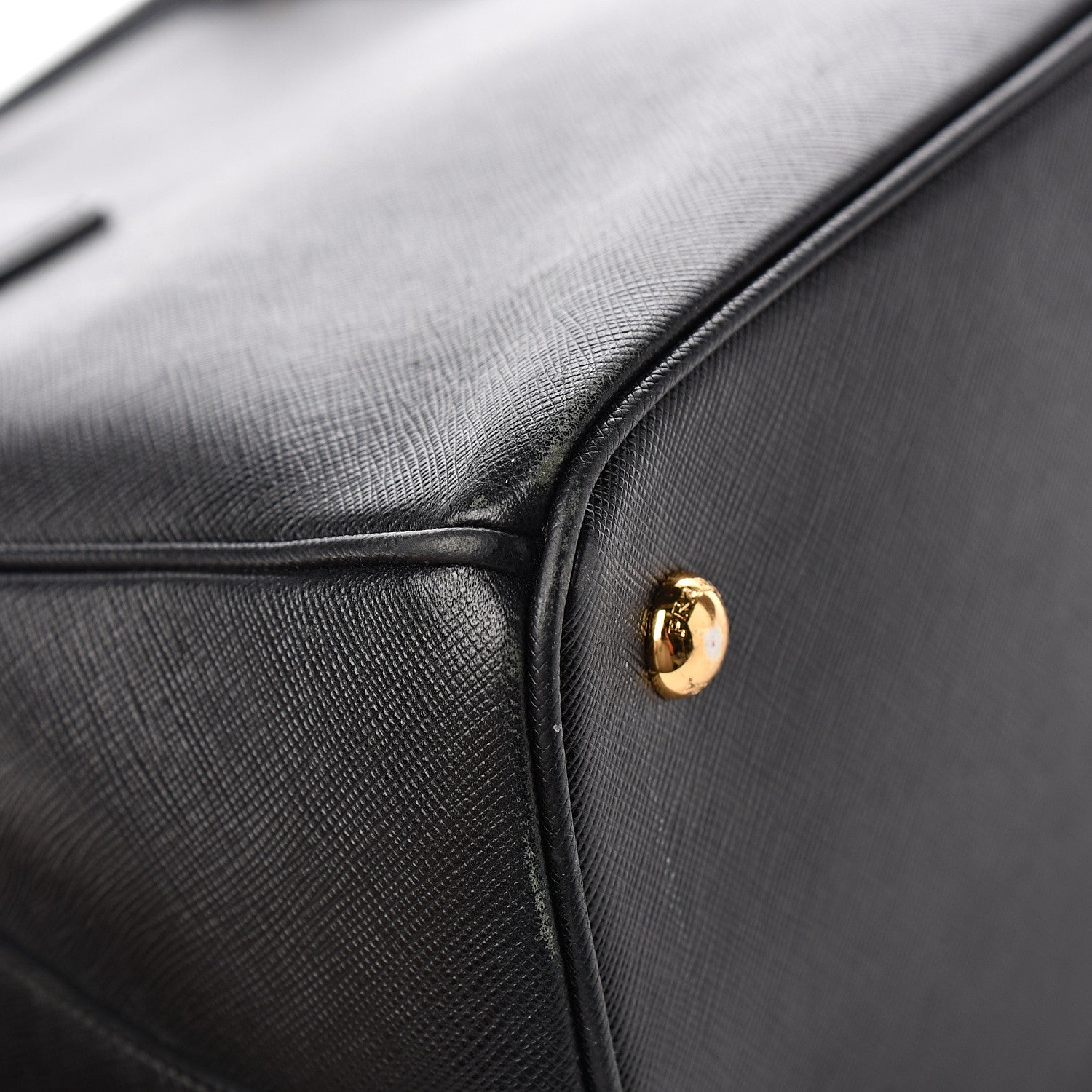 Prada Saffiano Lux Medium Tote Black 9 of 11