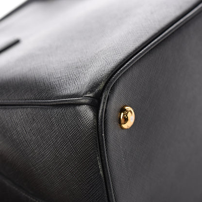 Prada Saffiano Lux Medium Tote Black 9 of 11