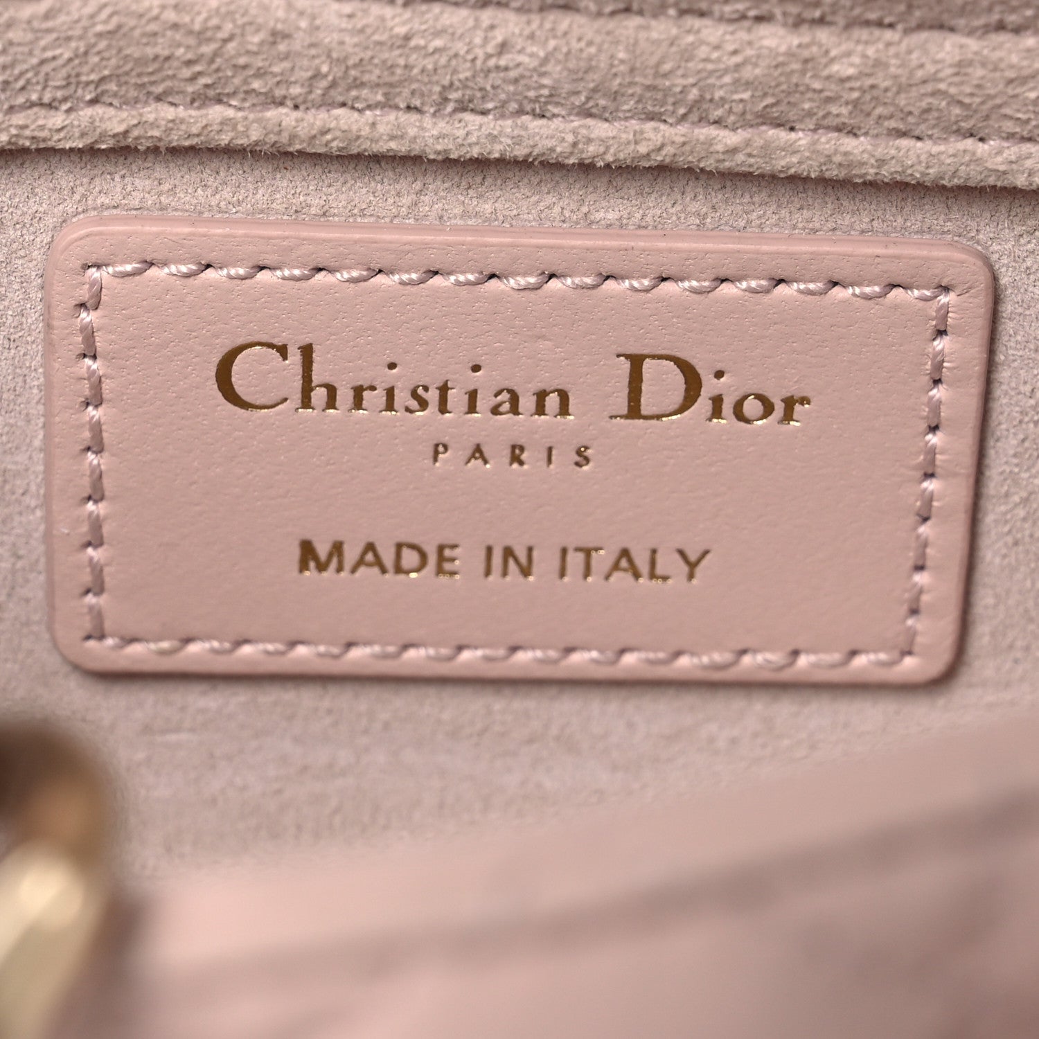 Christian Dior Lambskin Cannage Micro Lady D-Joy Rose Poudre 6 of 17