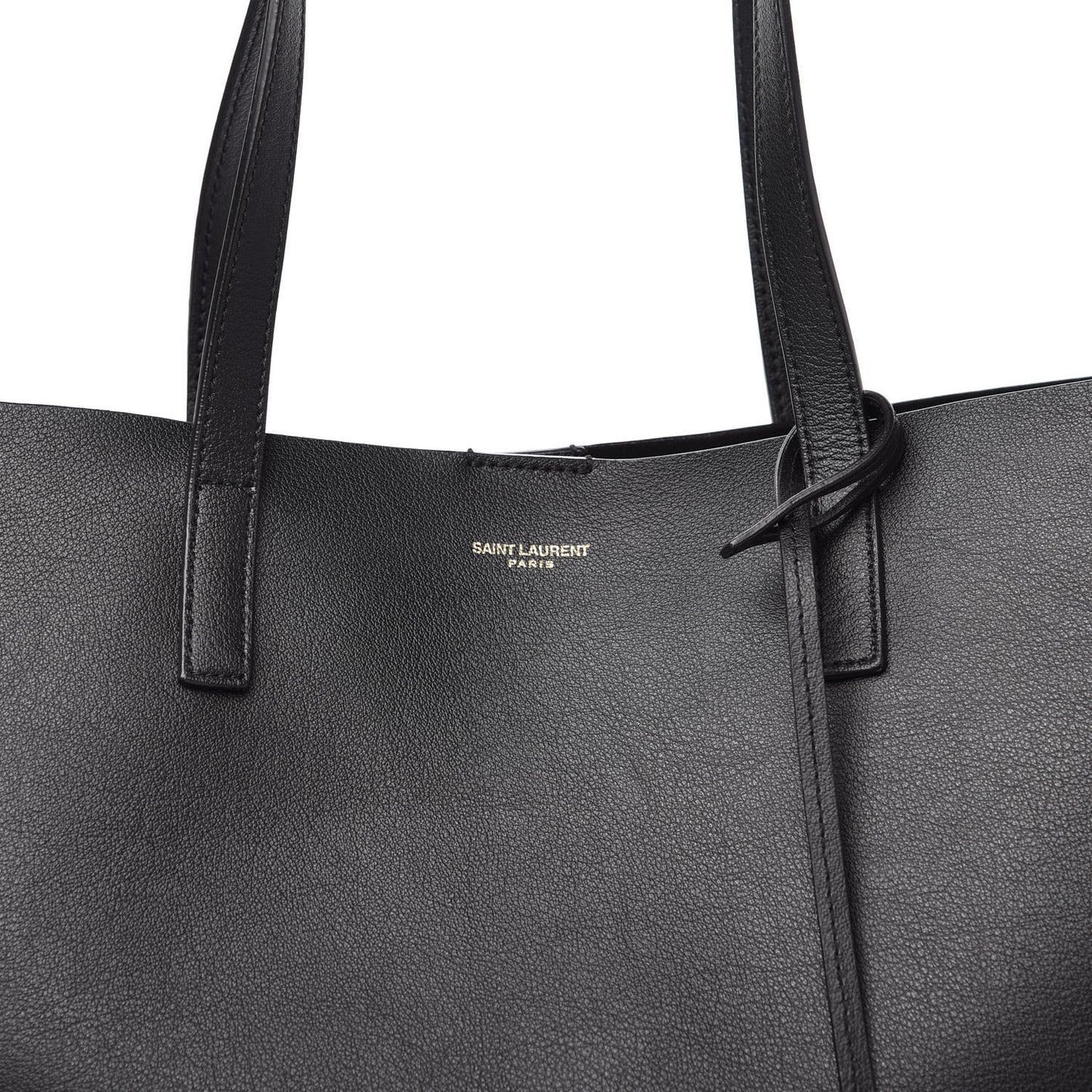 Calfskin Large Shopping Tote Black