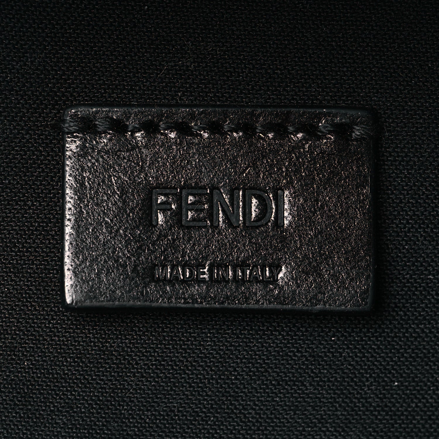 Fendi Recycled Fabric Jacquard Vitello Astro Micro FF Mini Trolley Bag Asfalto Black 6 of 10