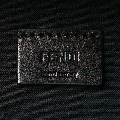 Fendi Recycled Fabric Jacquard Vitello Astro Micro FF Mini Trolley Bag Asfalto Black 6 of 10