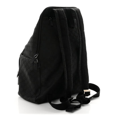 Gucci Nylon Monogram Medium Backpack Black 3 of 10