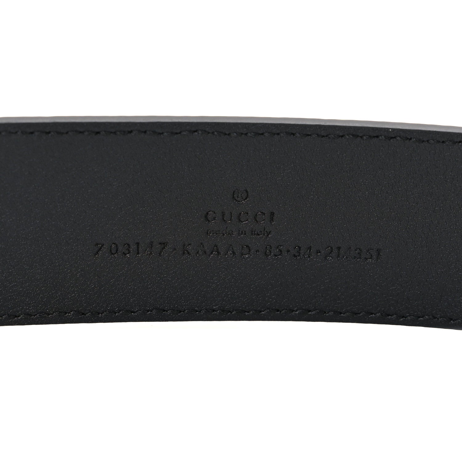 Gucci GG Supreme Monogram Blondie 40mm Belt 85 34 Black 5 of 6