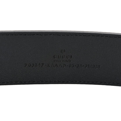 Gucci GG Supreme Monogram Blondie 40mm Belt 85 34 Black 5 of 6