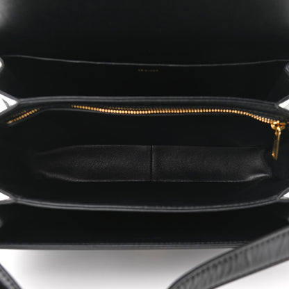 Celine Shiny Calfskin Large Triomphe Black 5 of 10