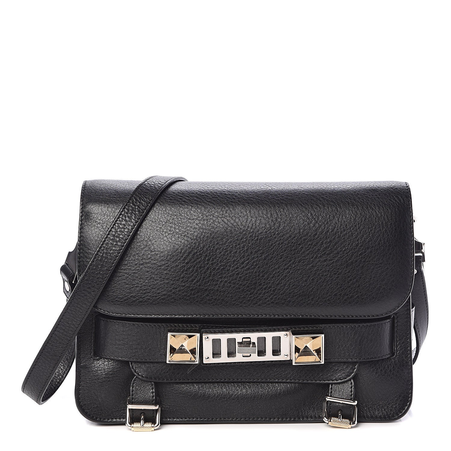 Proenza Schouler Calfskin PS11 Classic Shoulder Bag Black 1 of 14