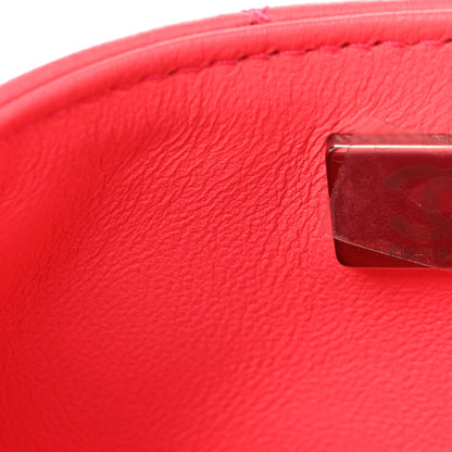 Chanel Lambskin Quilted Mini Rectangular Flap Pink 7 of 10