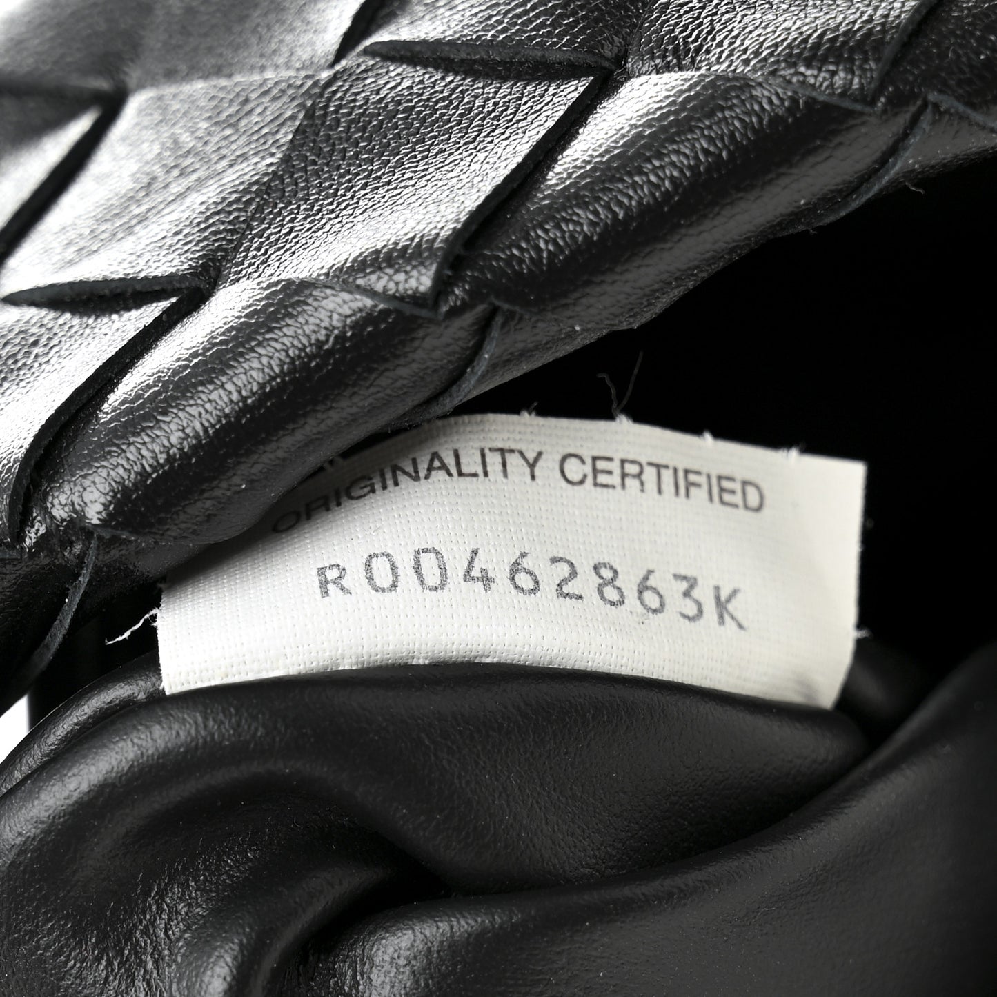 Calfskin Intrecciato Mini Hop Black