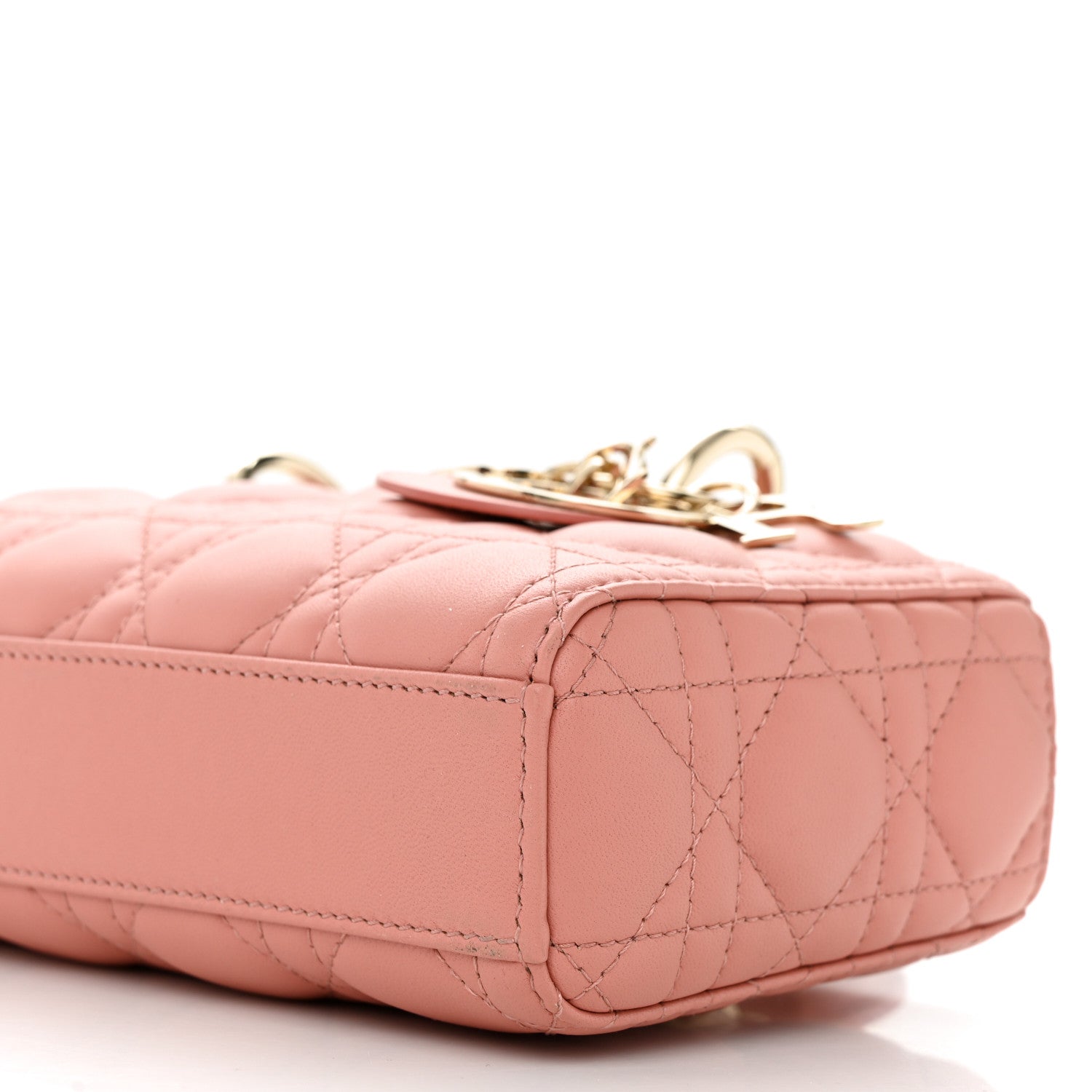Christian Dior Lambskin Cannage Small Lady D-Joy Light Pink 10 of 12