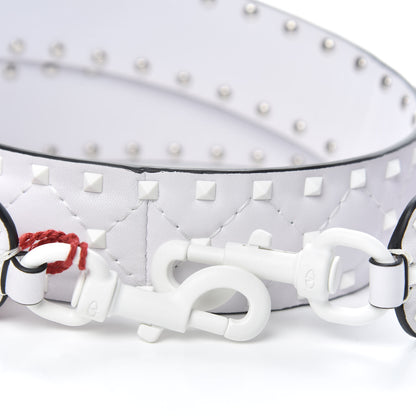 Valentino Garavani Lambskin Free Rockstud Spike Shoulder Strap Optic White 3 of 4