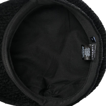 Chanel Viscose Silk Quilted CC Cap S Black 6 of 7