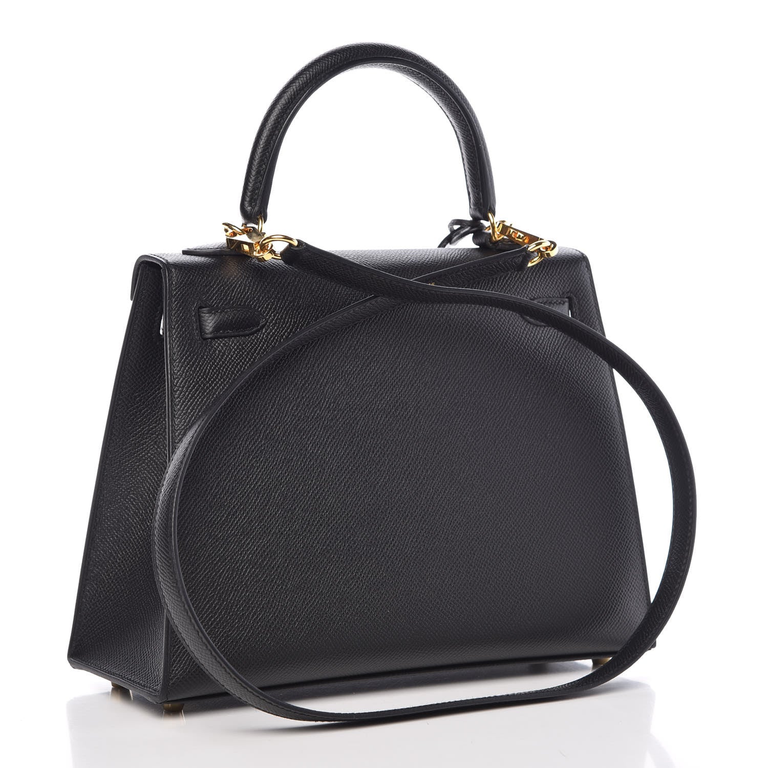Hermes Epsom Kelly Sellier 25 Black 4 of 37
