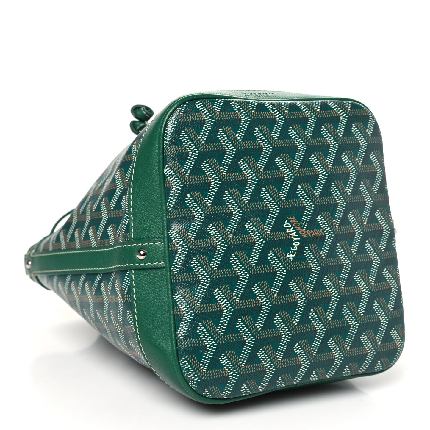 Goyardine Petit Flot Bucket Bag PM Green