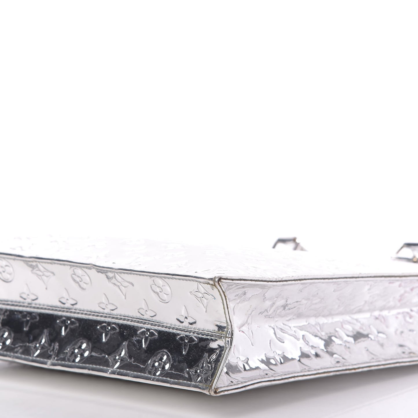Monogram Miroir Sac Plat Silver
