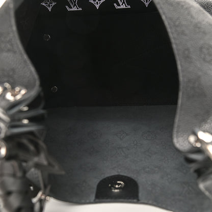 Louis Vuitton Mahina Carmel Hobo Black 5 of 8