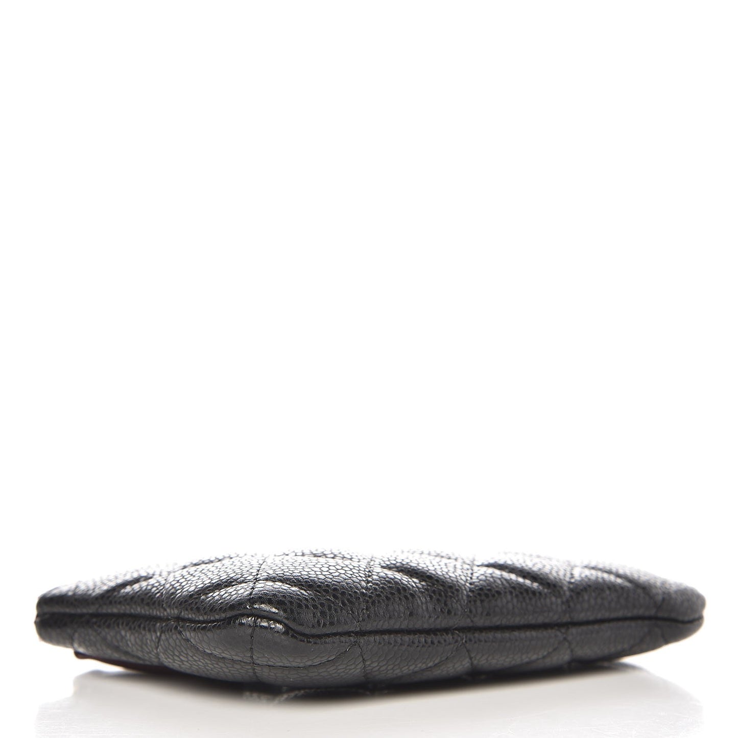 Caviar Quilted Small Cosmetic Case Black