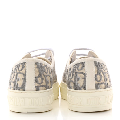 Christian Dior Canvas Oblique Walk'N'Dior Low Top Sneakers 37 Grey Stone 5 of 16