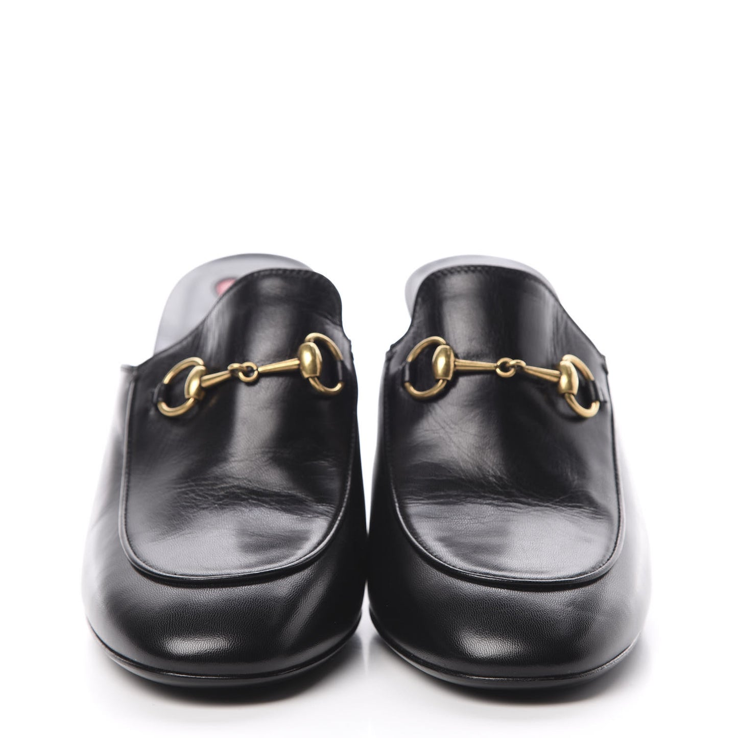 Malaga Kid Horsebit Princetown Mid Heel Mules 38 Black