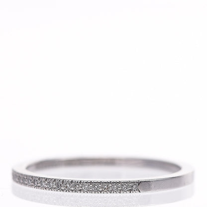 Tiffany Platinum Diamond Lucida Half Circle Wedding Band Ring 59.1 6 4 of 5