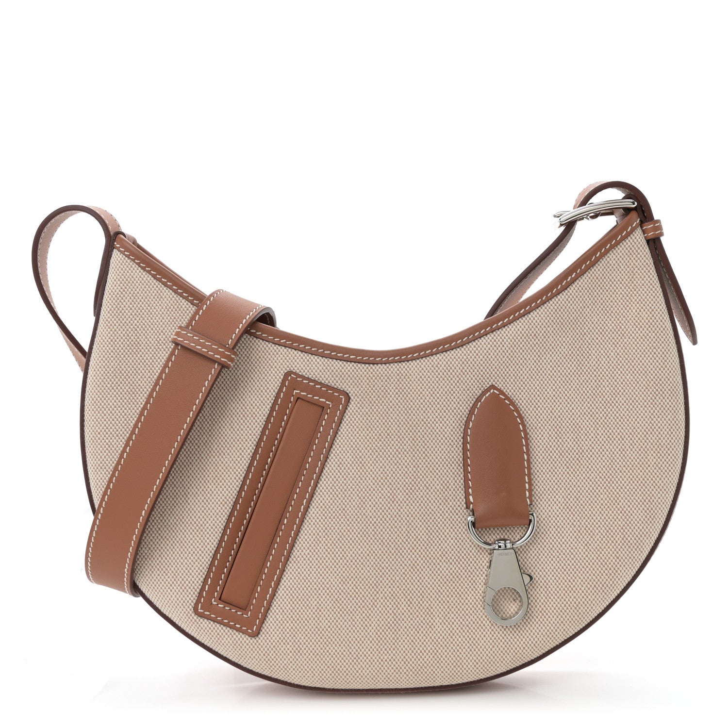 Hermes Canvas Swift P'tit Arcon Ecru Beige Gold 1 of 10