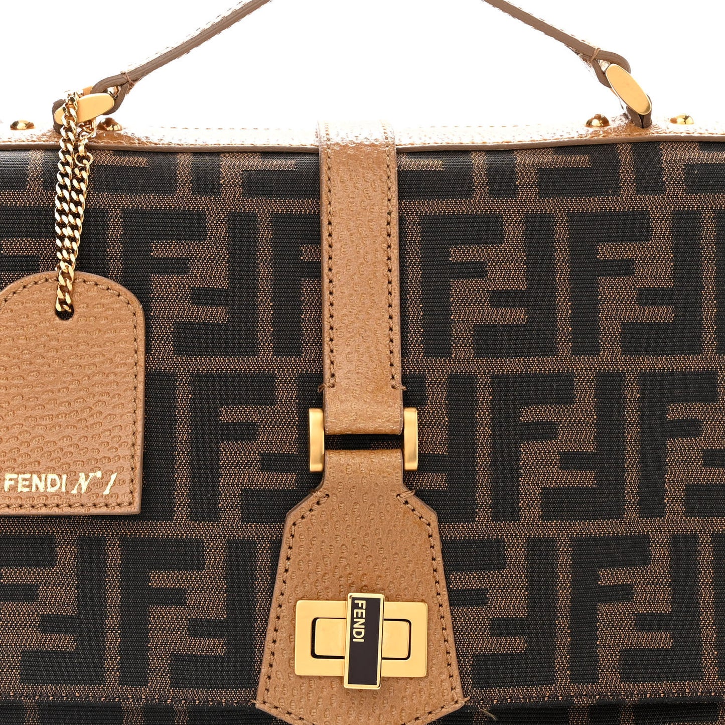 Zucca Classico No.1 Satchel Tobacco Camel Satin