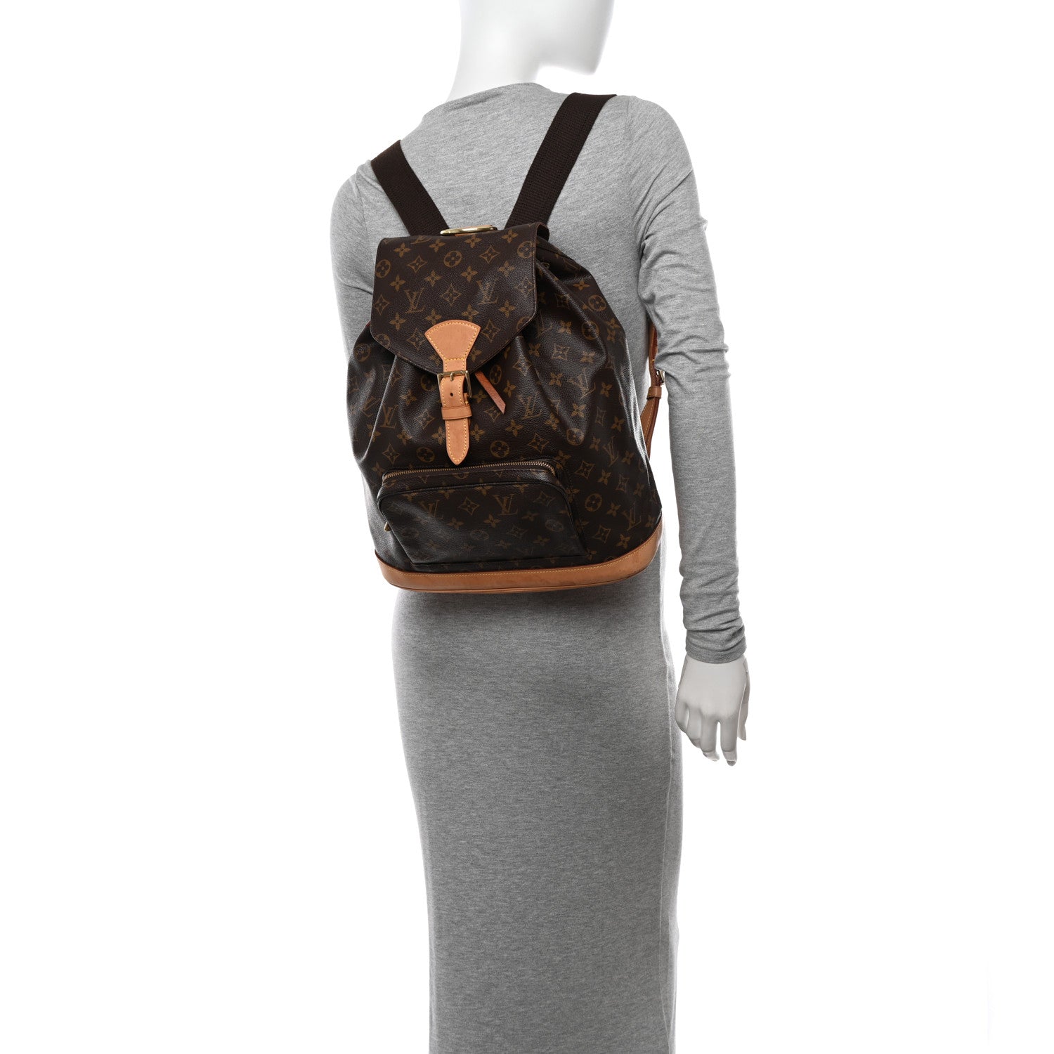 Louis Vuitton Monogram Montsouris GM Backpack 2 of 14
