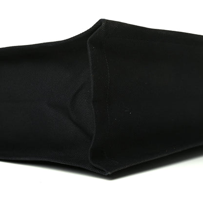 Saint Laurent Linen Calfskin Rive Gauche North South Tote Black 6 of 6