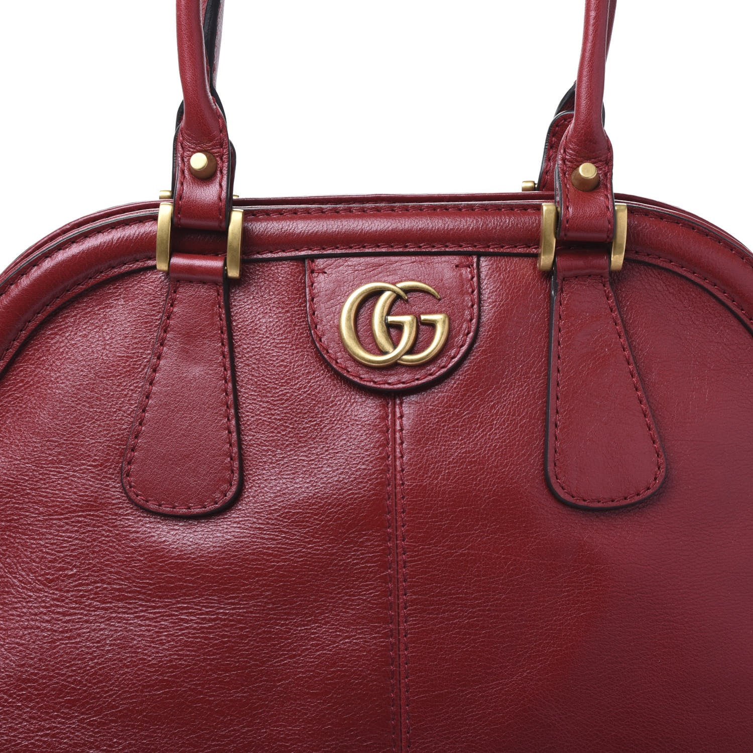 Gucci Calfskin Large Re(Belle) Top Handle Bag Red 9 of 9