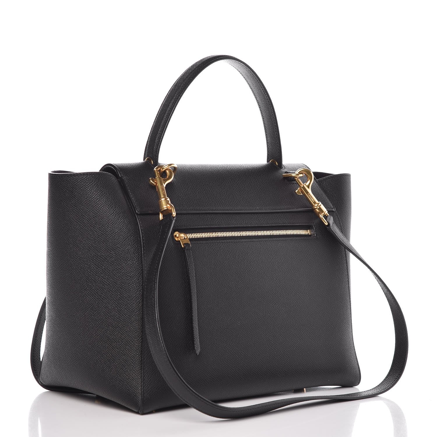 Celine Baby Grained Calfskin Mini Belt Bag Black 4 of 9
