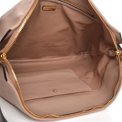 Miu Miu Soft Calf Cloud Hobo Cammeo 6 of 10
